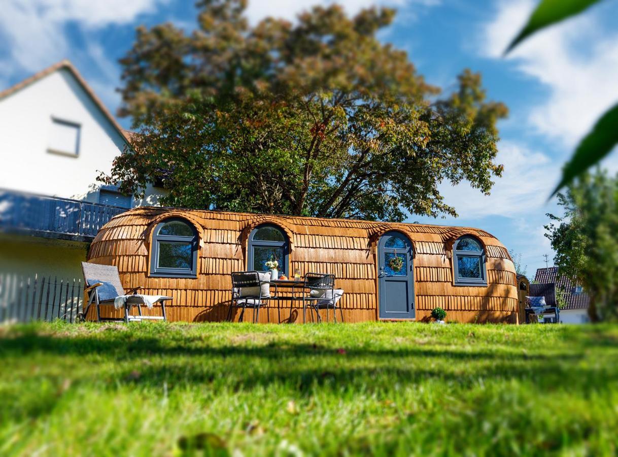 Auszeitgarten - Urlaub Im Tinyhaus Im Herzen Von Oberschwaben Aulendorf Eksteriør bilde